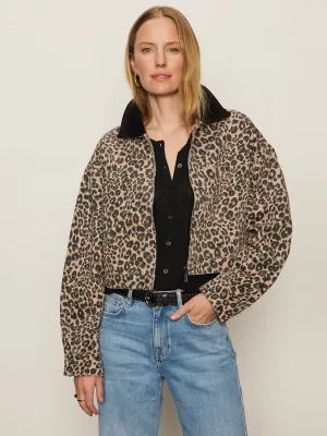 Casual Edge Cropped Barn Jacket French Kitty