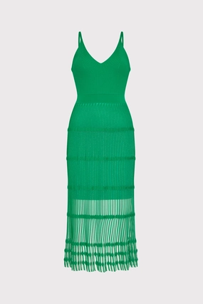 Sheer Knit Cami Dress AntiPilling Technology HandLinked Seams