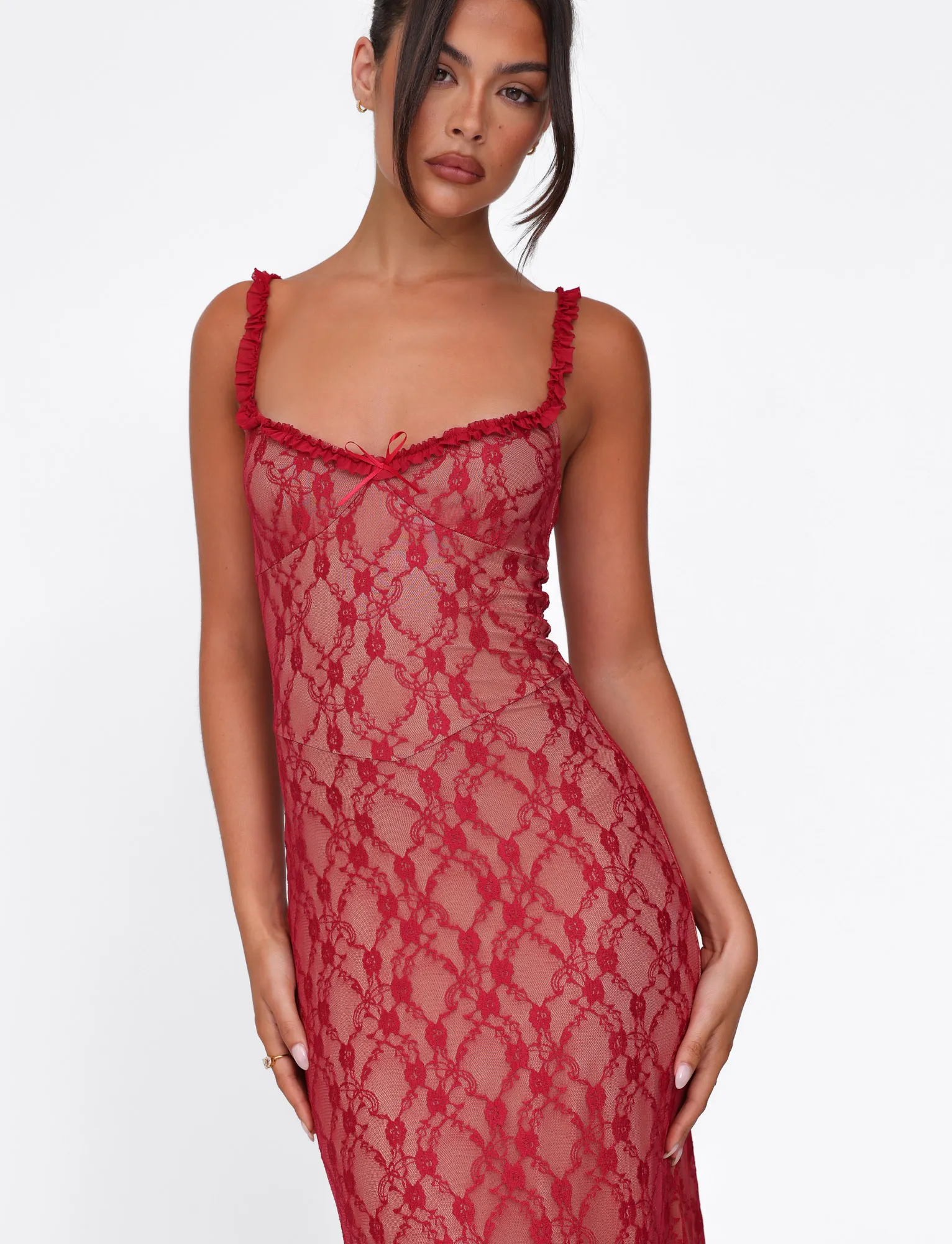 DEJA DRESS - RED : BERRY RED Street Ready