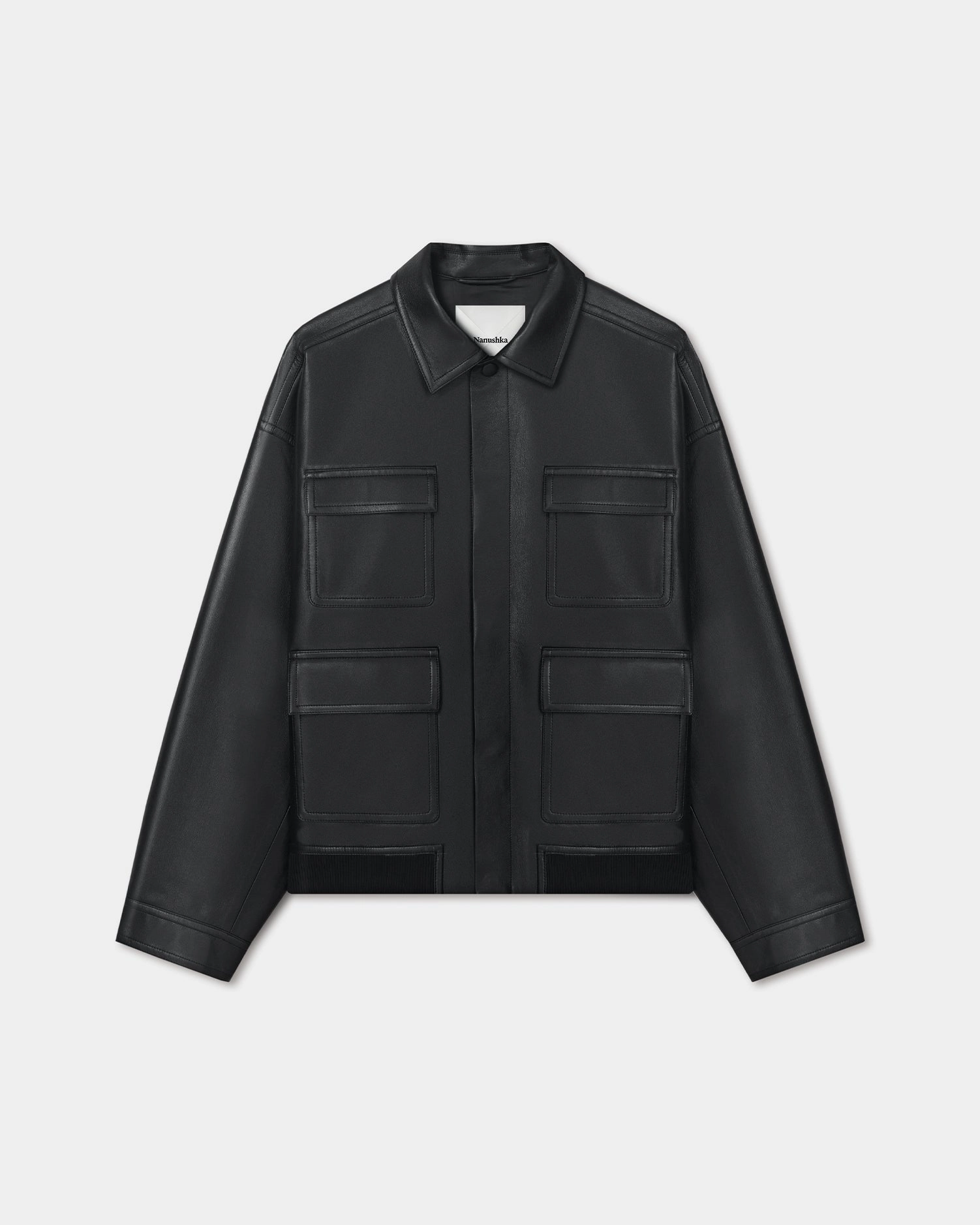 Tactical Reinforcements Zubin - Regenerated Leather Jacket - Black