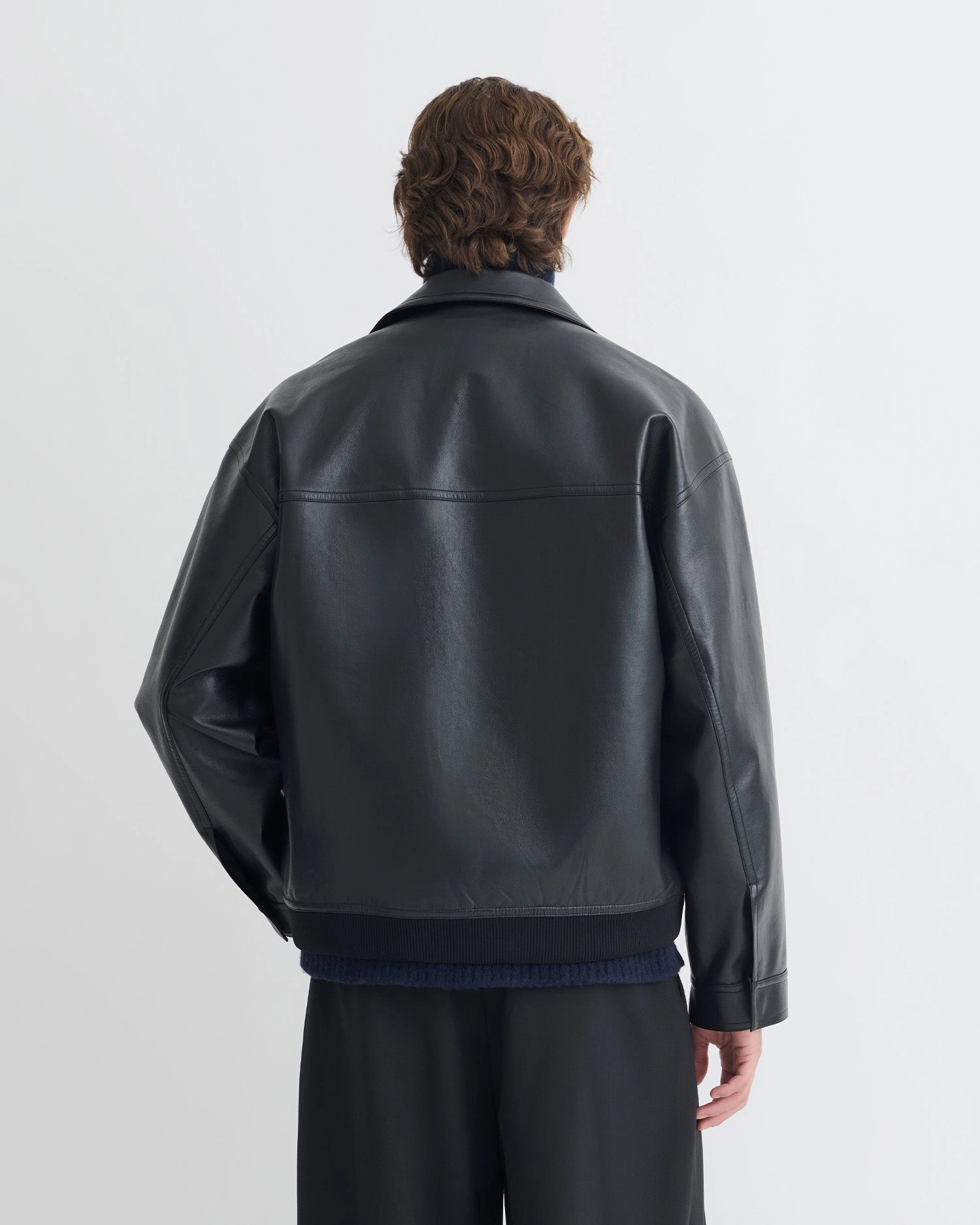 Attractive Appearance Zubin - Regenerated Leather Jacket - Black