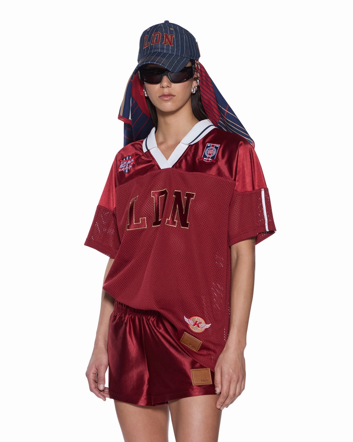 LDN BOYFRIEND SS JERSEY GARNET StretchComfort Comfy Cardigan