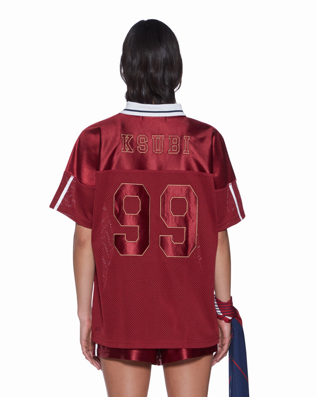 LDN BOYFRIEND SS JERSEY GARNET Breathable3DKnit Sleeveless Top