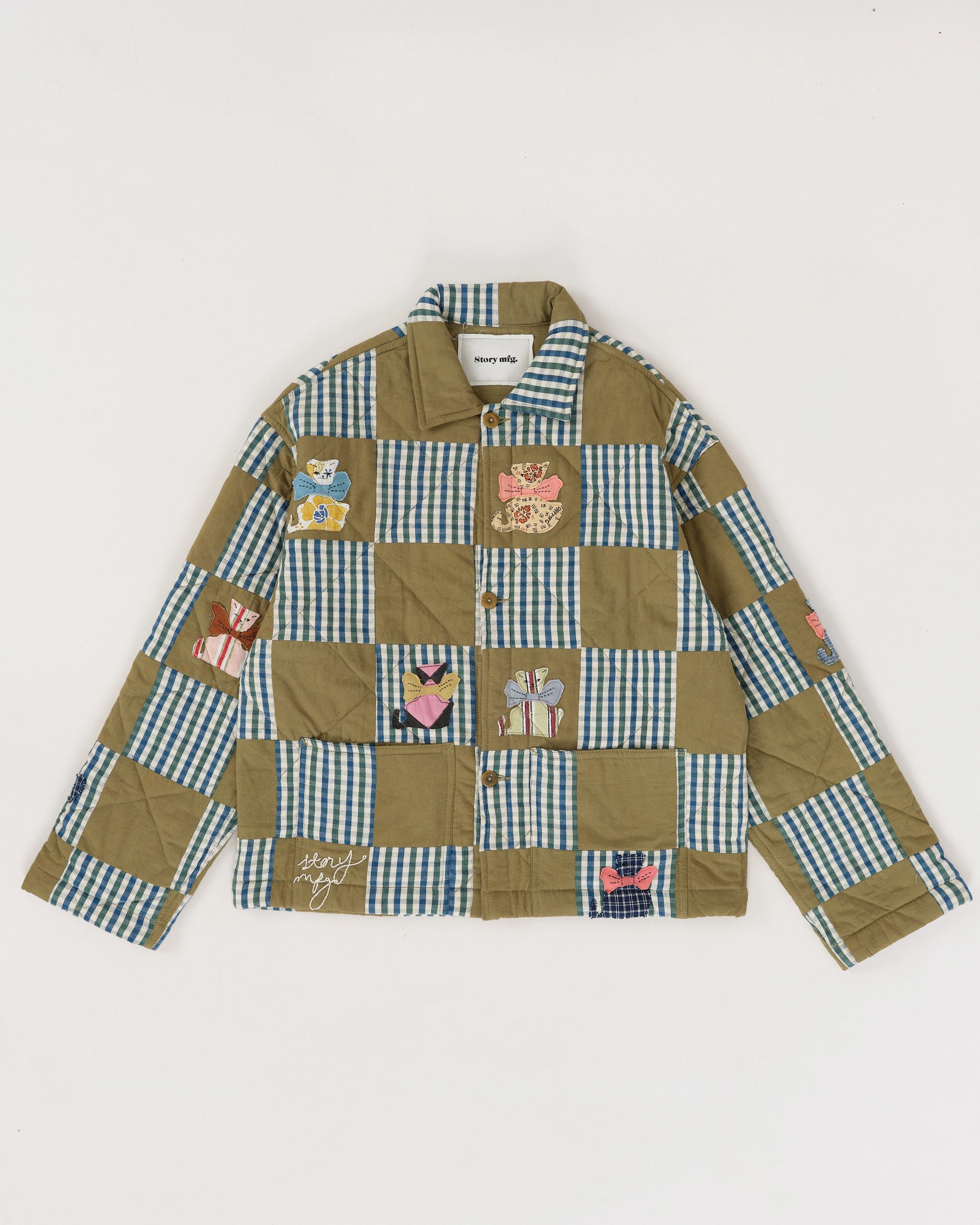 Short on Time Jacket - Tales Patchwork Stylish Vibrant