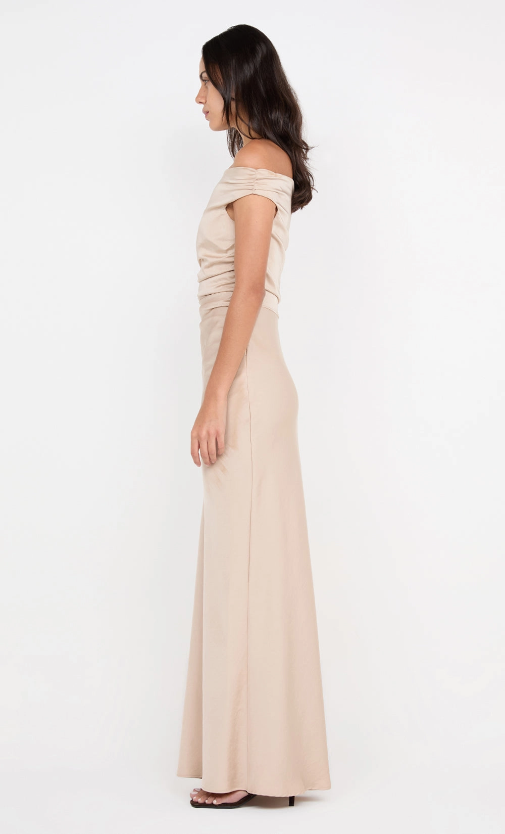 Soft Harmony ETERNITY OFF SHOULDER MAXI - SAND