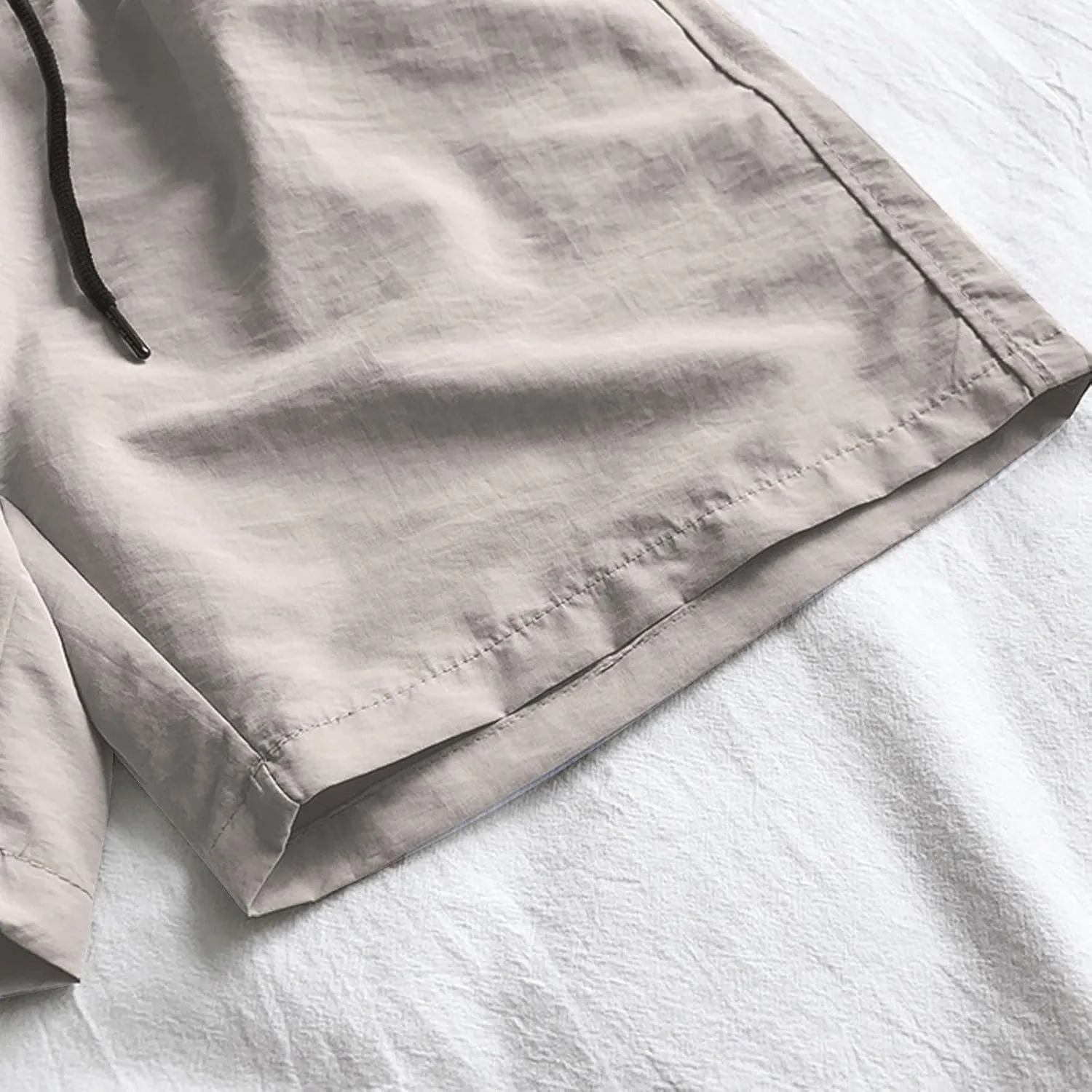 Shorts for Men Casual Lightweight Outdoor Shorts Summer Beach Vacation Shorts Elastic Waist Drawstring Shorts