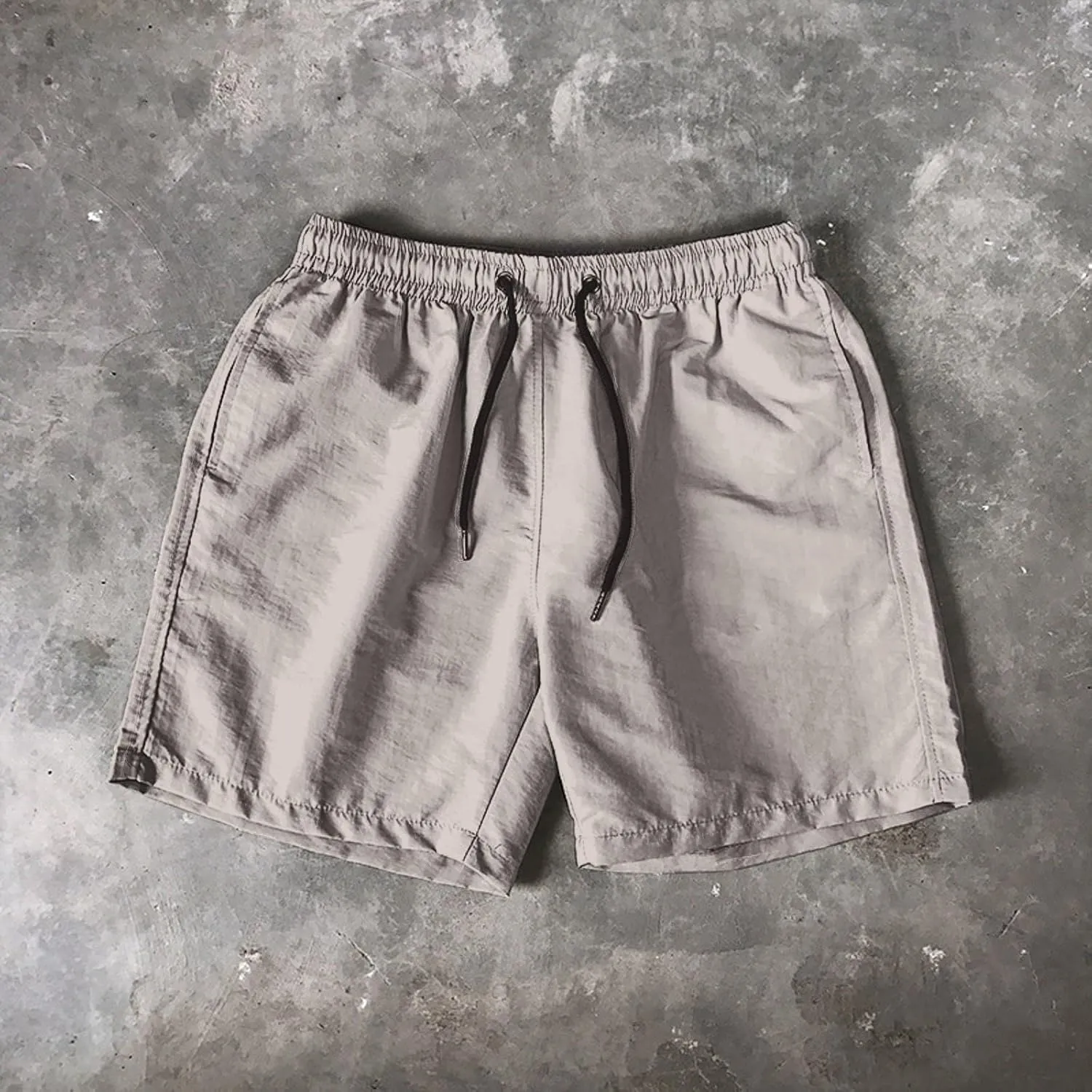 Shorts for Men Casual Lightweight Outdoor Shorts Summer Beach Vacation Shorts Elastic Waist Drawstring Shorts