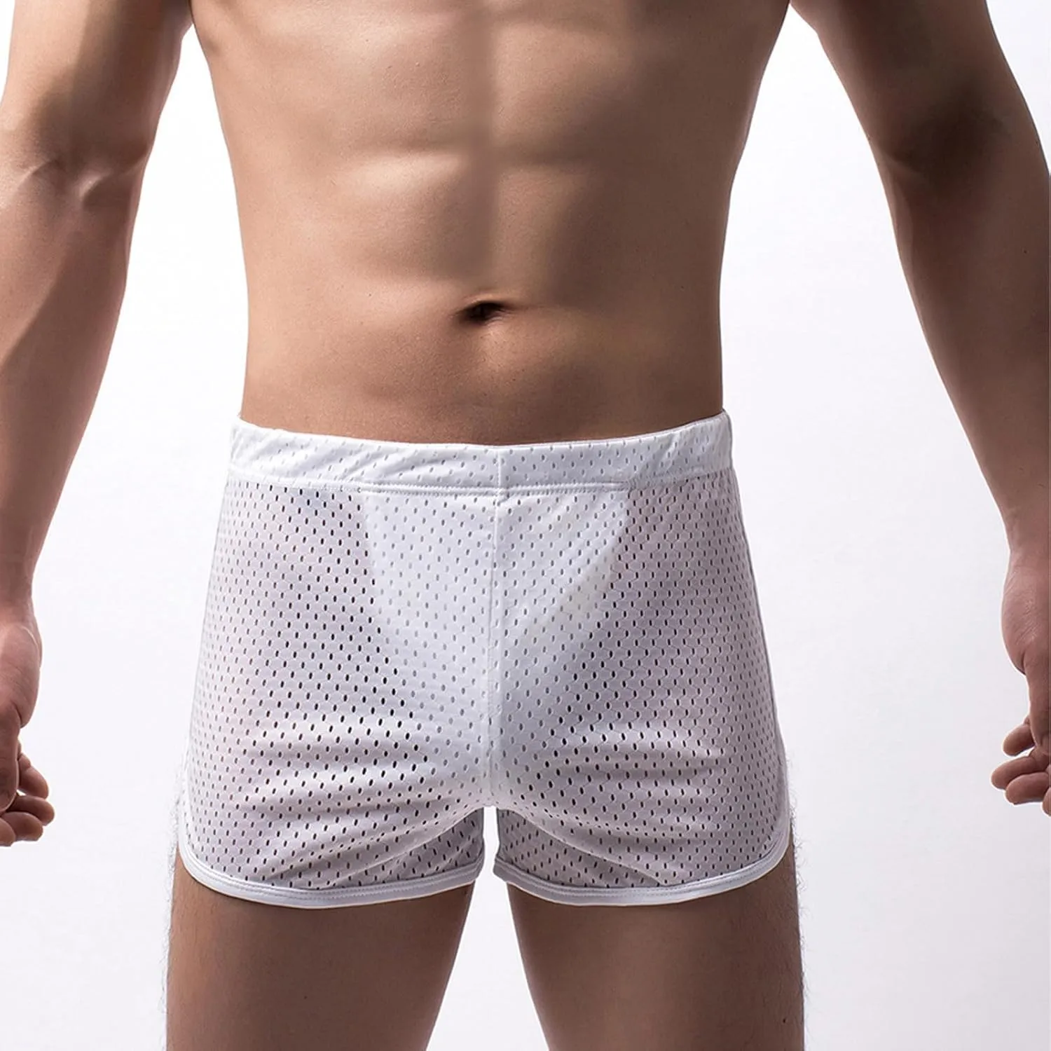 Shorts for Men, Mens Linen Drawstring Shorts,Summer Linen Beach Shorts with Pockets,Vocation Linen Shorts
