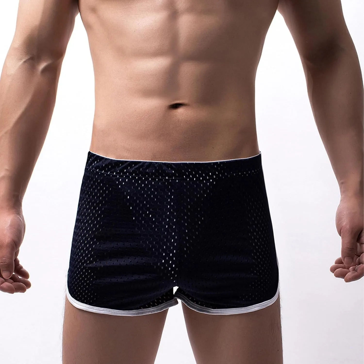 Shorts for Men, Mens Linen Drawstring Shorts,Summer Linen Beach Shorts with Pockets,Vocation Linen Shorts