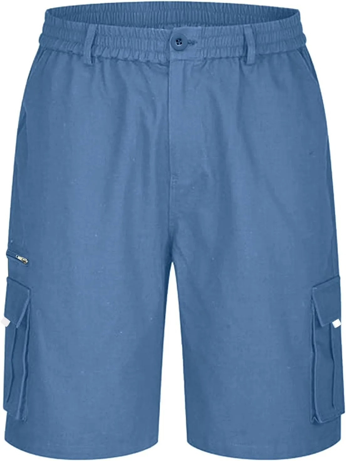 Shorts for Men Summer Beach Vacation Shorts Elastic Waist Drawstring Shorts Relaxed Lightweight Hiking Shorts