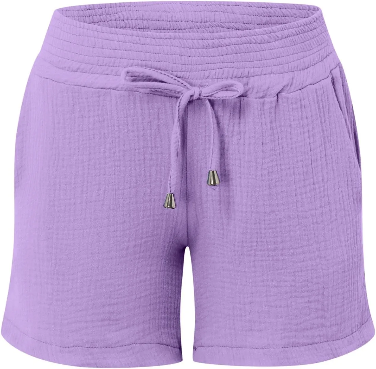 Shorts for Women 2024 Trendy Summer Casual Maternity Shorts Going Out Shorts with Pocket Elastic Waist Shorts