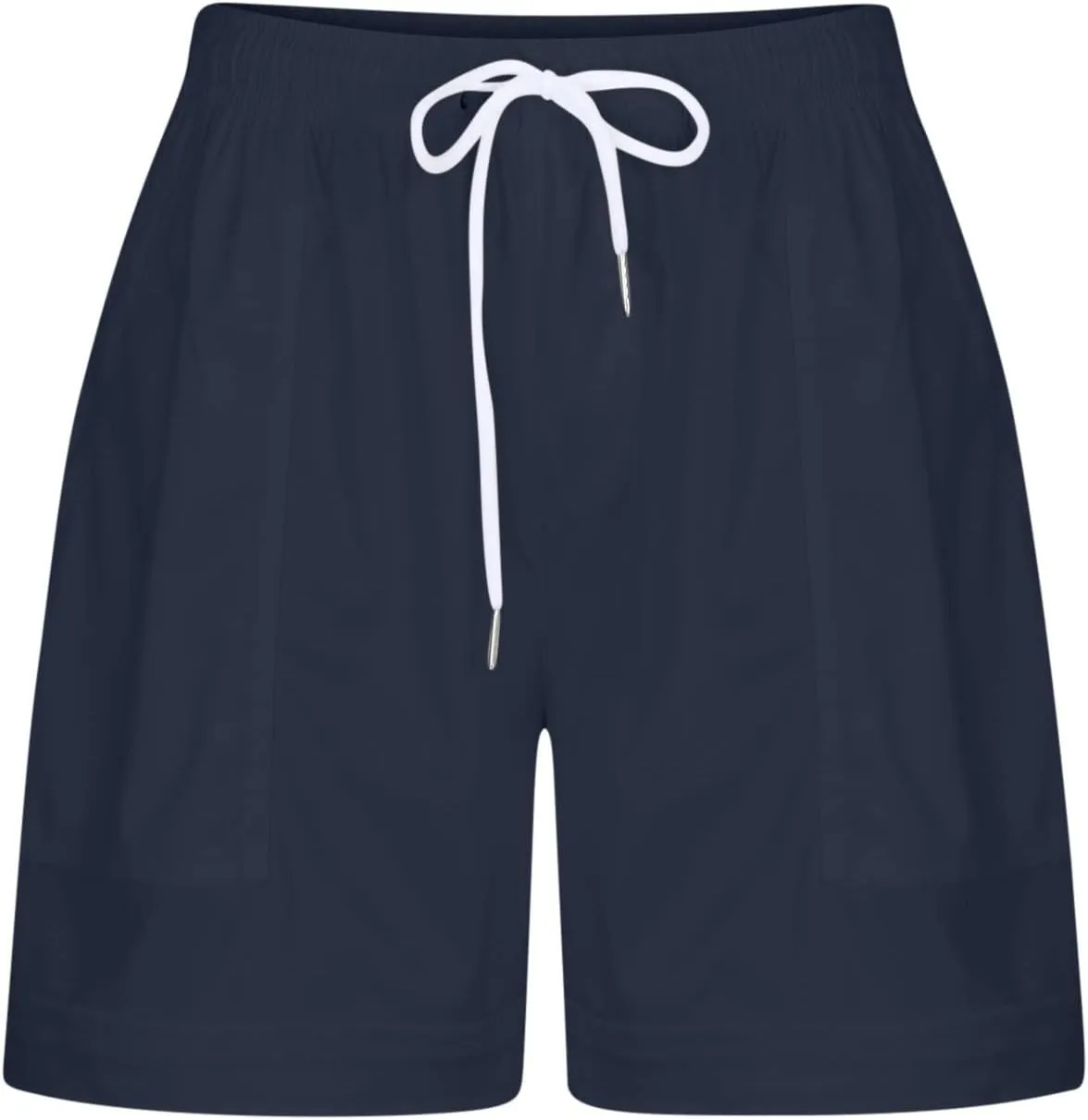 Shorts for Women Trendy Shorts with Drawstring High Waist Comfy Shorts Casual Lightweight Shorts with Pockets