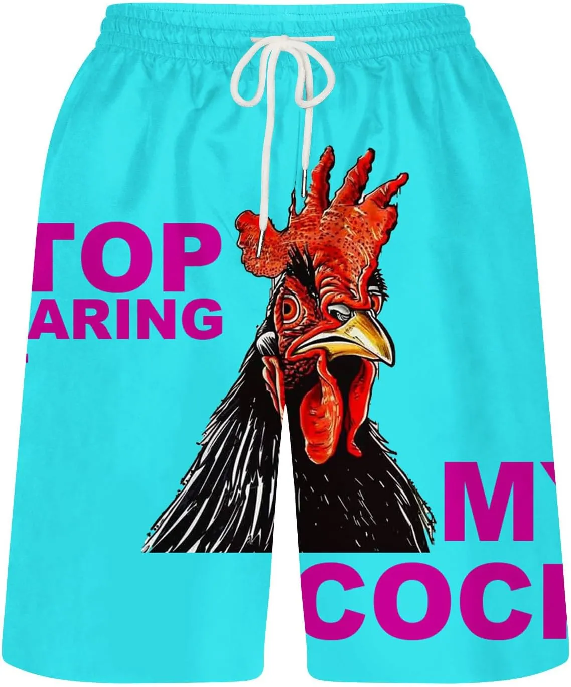 Shorts Men Funny Printed Novelty Shorts Lounge Sports Athletic Drawstring Short Pants Soft Smooth Track Shorts