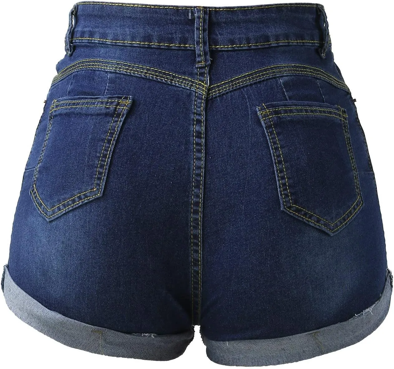 Shorts Women Women's Ripped High Waisted Denim Shorts Stretchy Jean Shorts