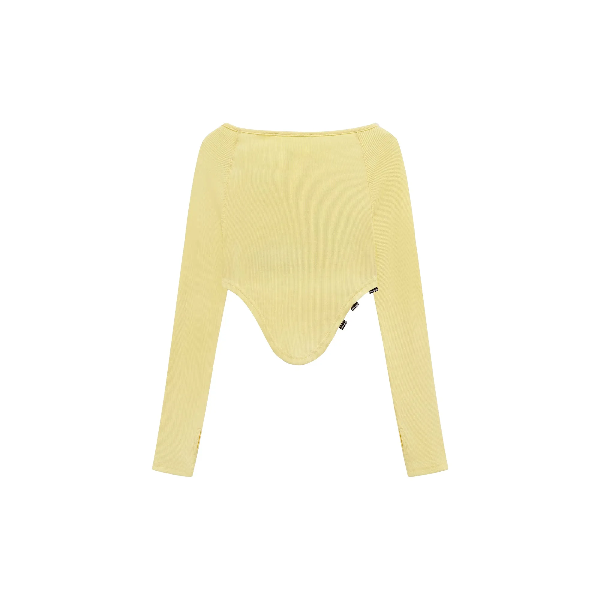 Shoulder Cut Outs Cropped T-Shirt
