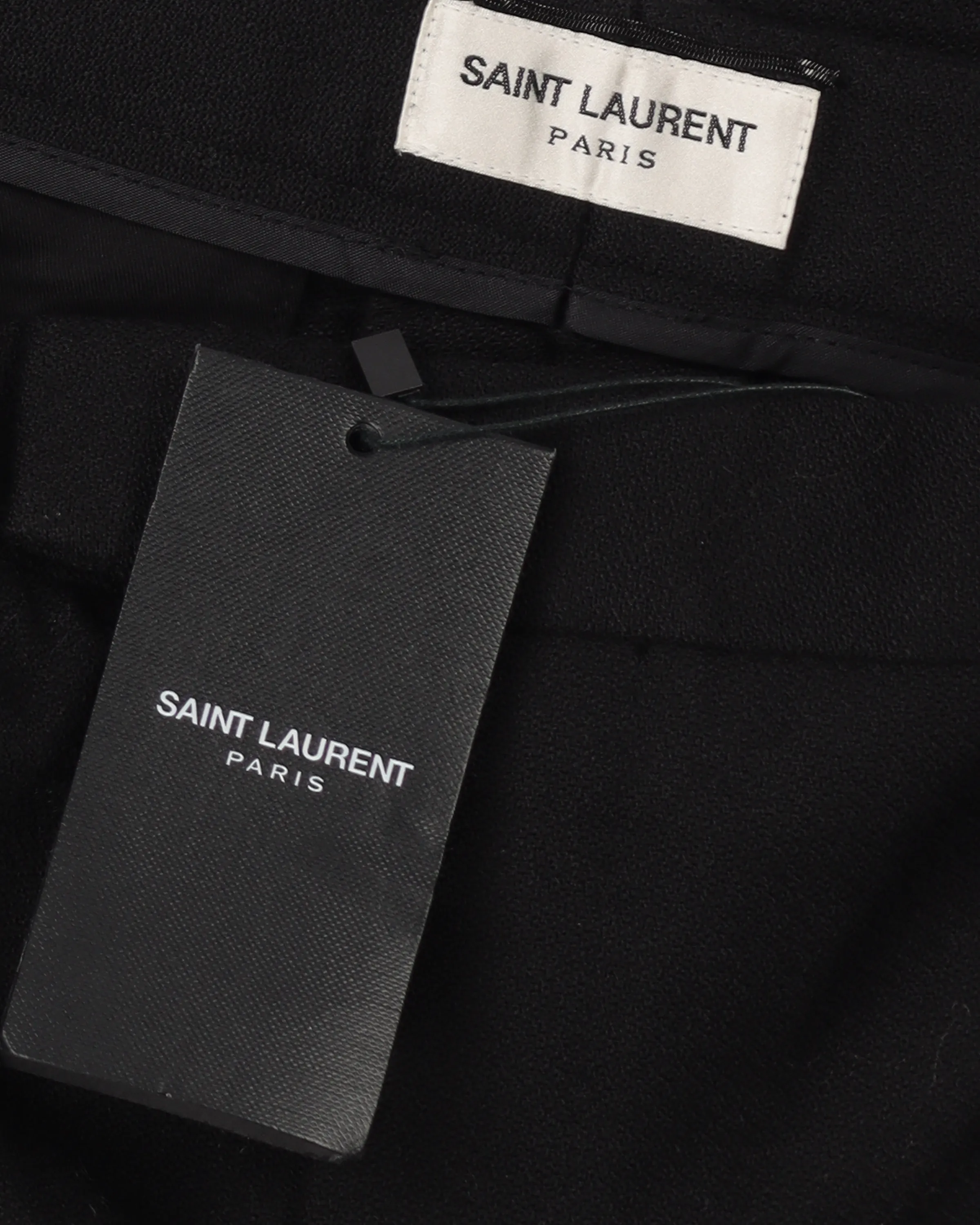 Side-Striped Pleated Tuxedo Slacks