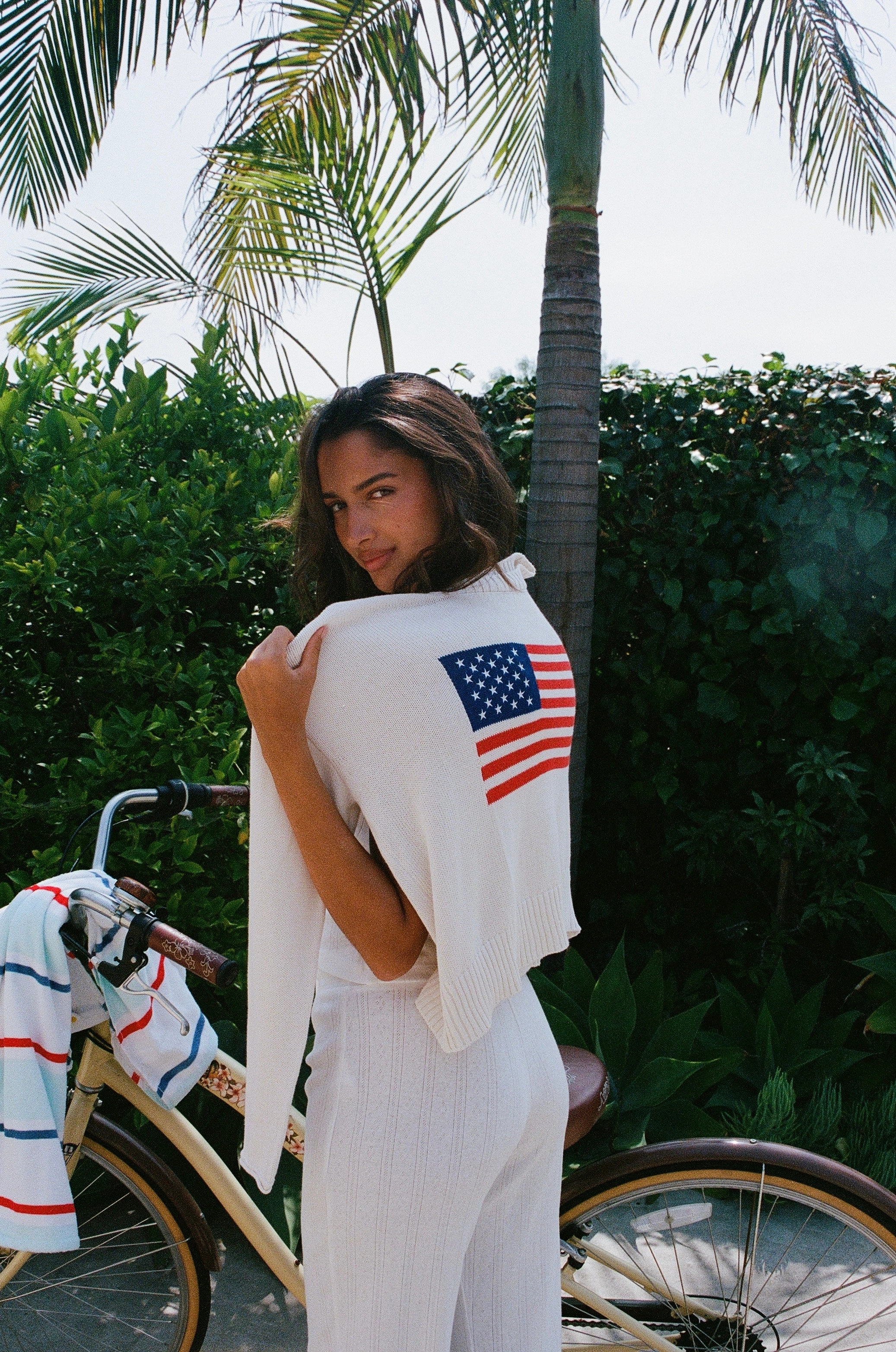 Ribbed Structure Everyday Classic Sienna Patriot Sweater