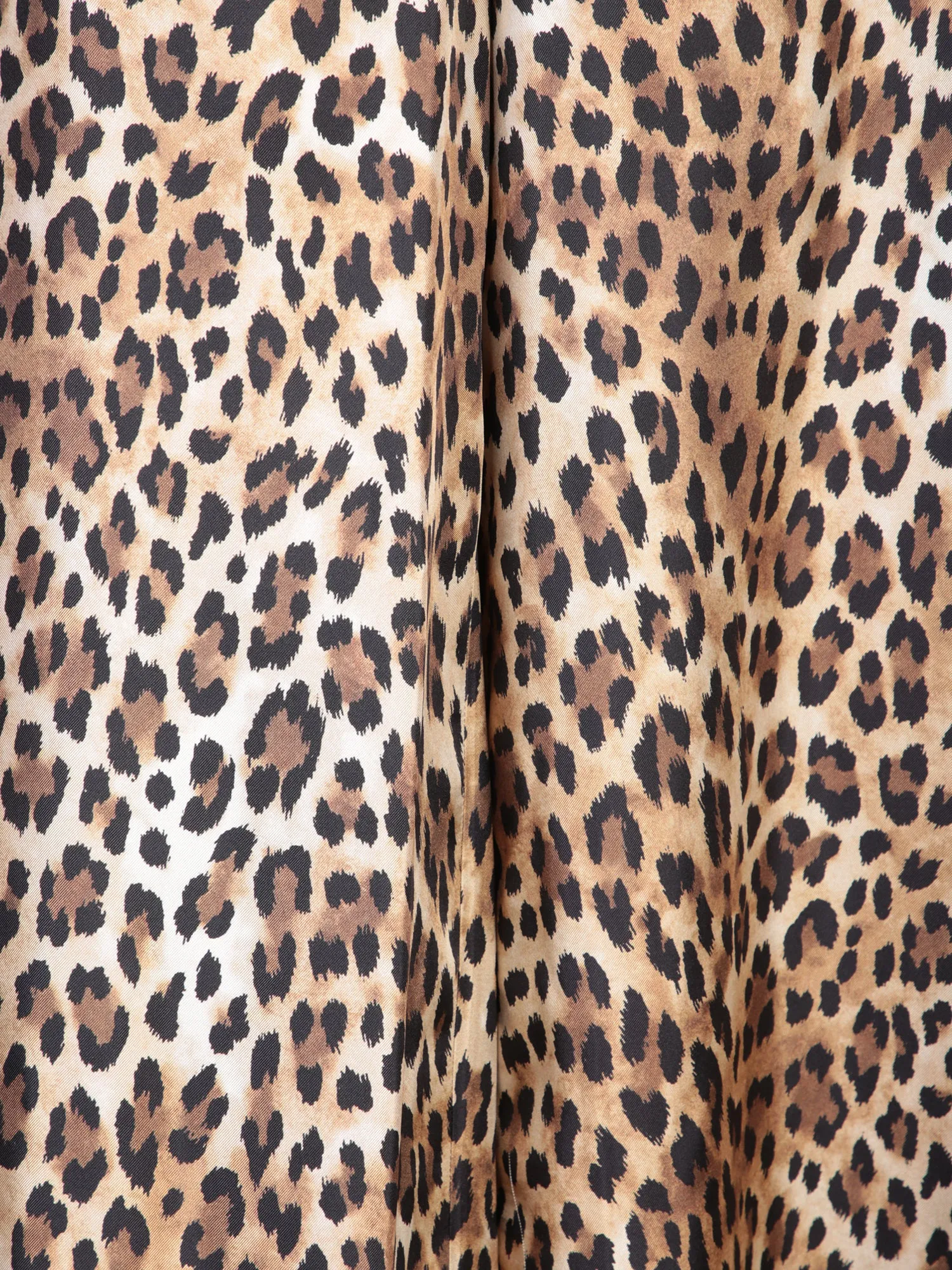 Silk Leopard Print Pants