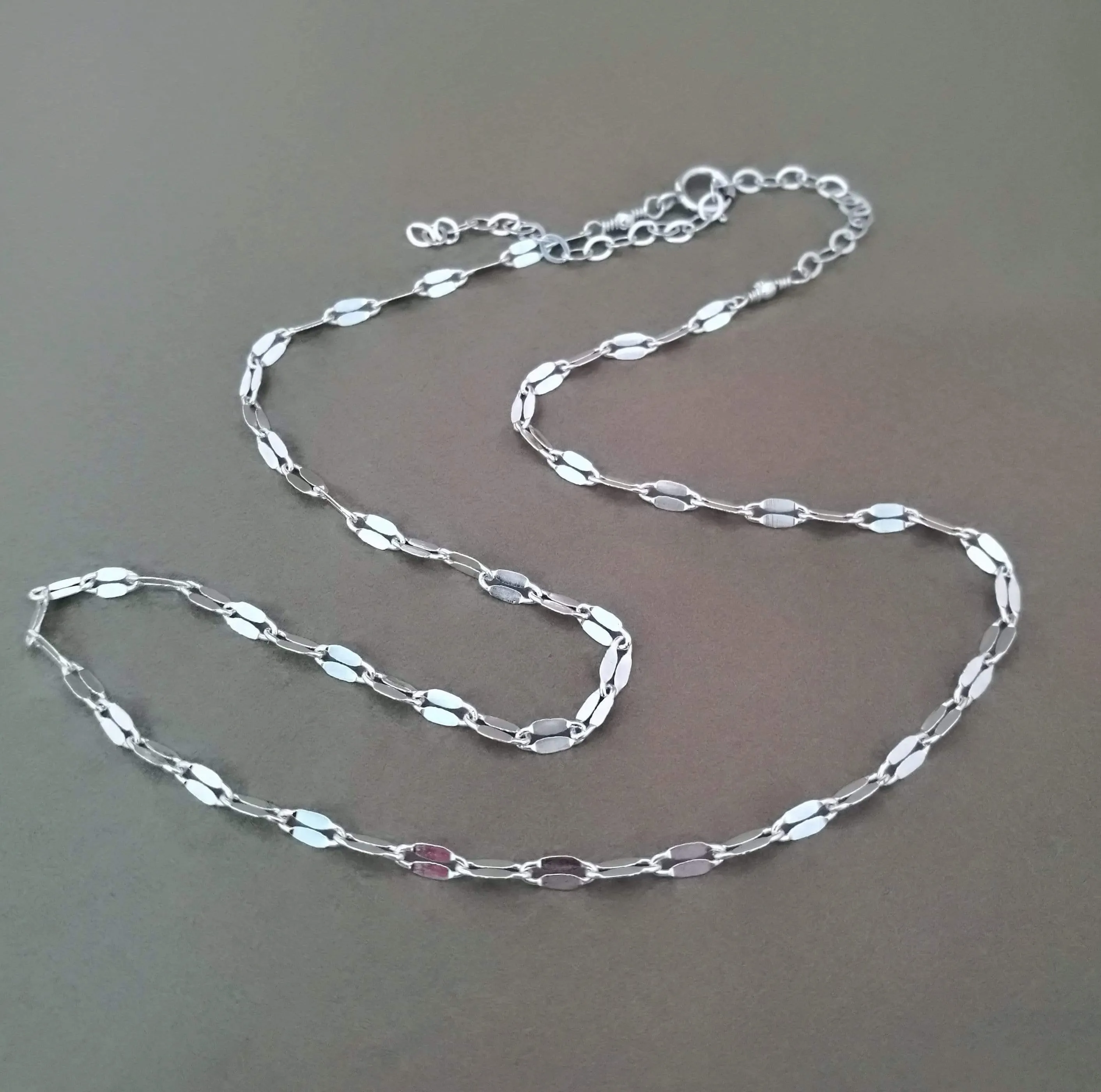 Silver North Star Necklace and Chain Choker - Set Of 2 Necklaces