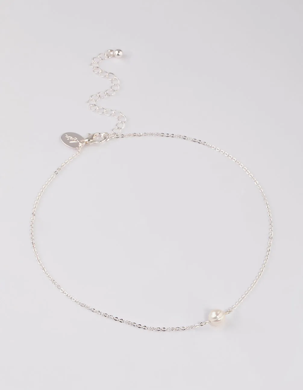 Silver Pearl Choker