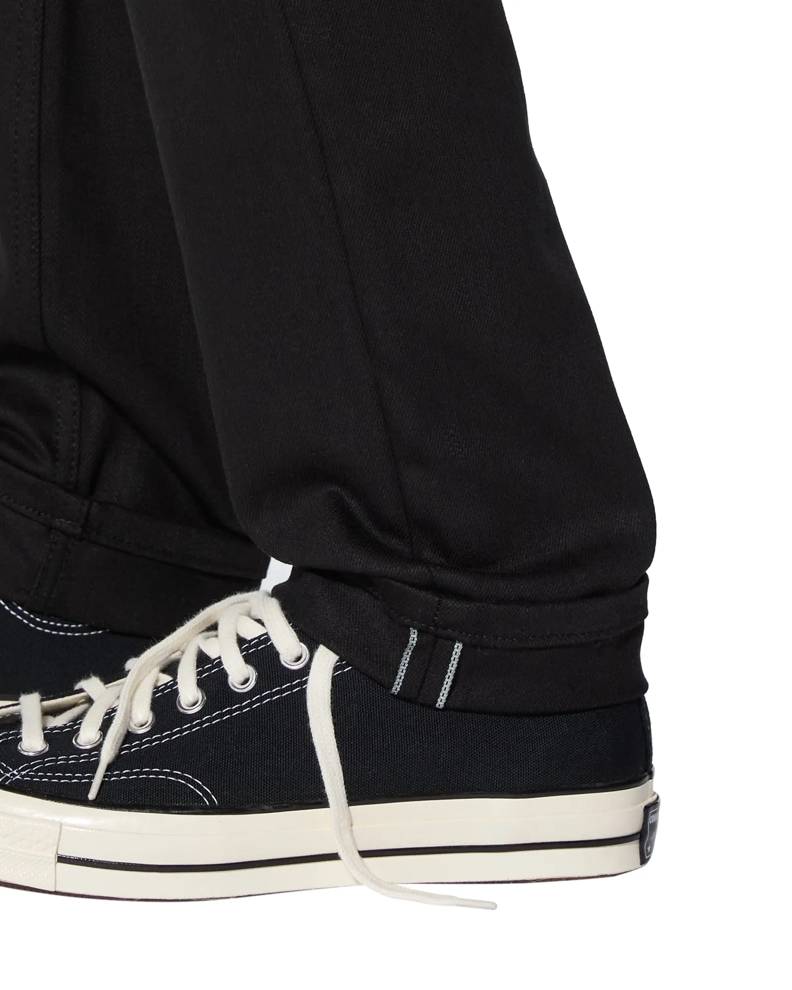 Routine Style CHITCH SELVEDGE RAW BLACK