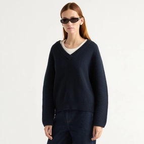 Everyday Comfort Light Flex Malala Organic Cotton-Wool Ottoman Sweater