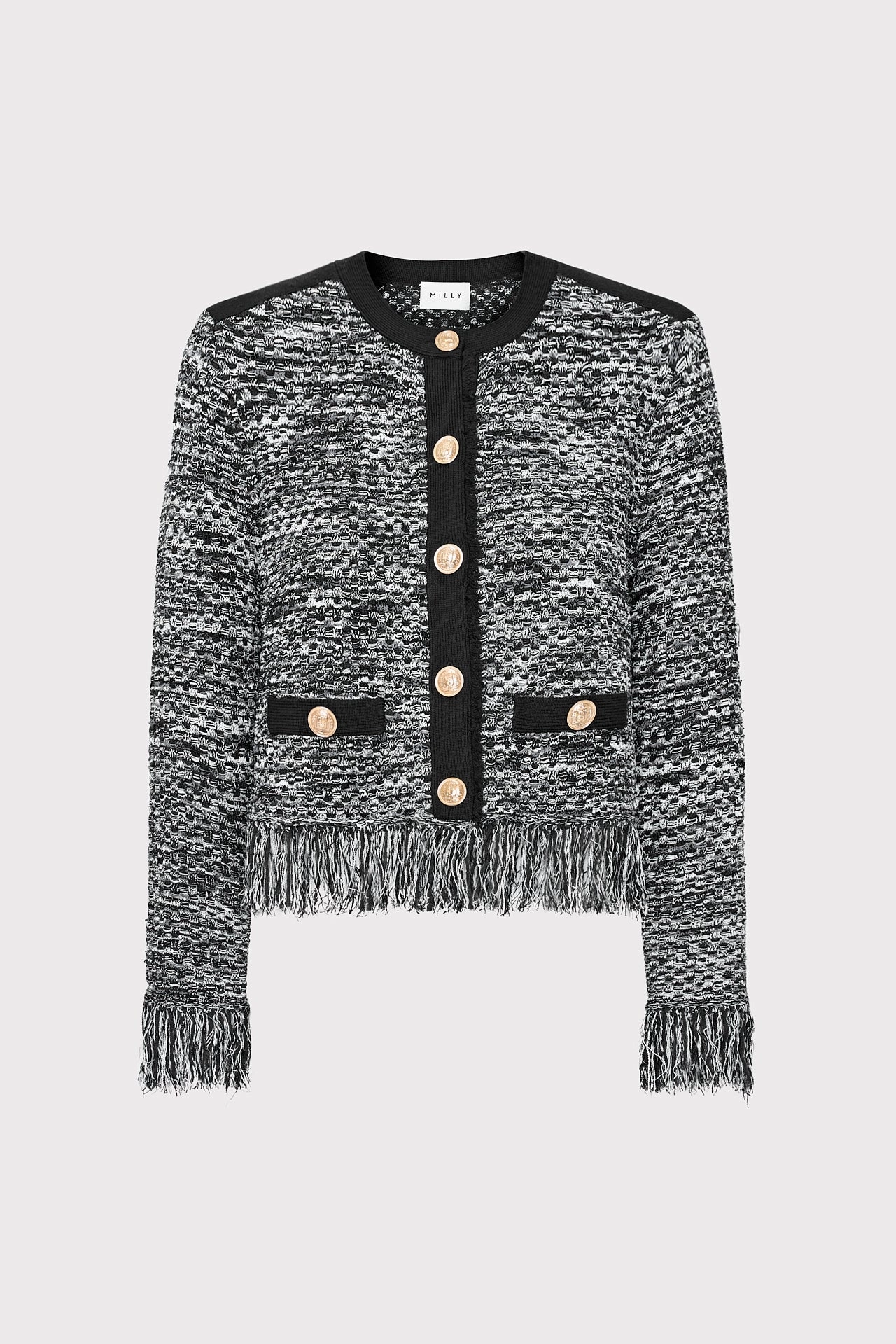 Kaia Textured Knit Cardigan Jacket Clean Aesthetic