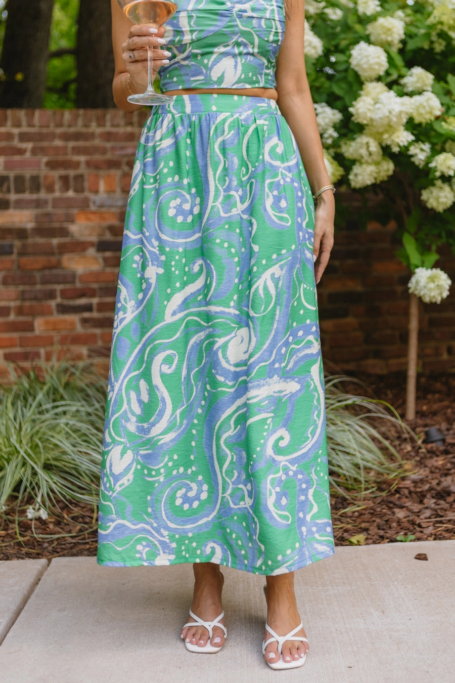 Sandra Skirt Adjustable loop Zip Pocket