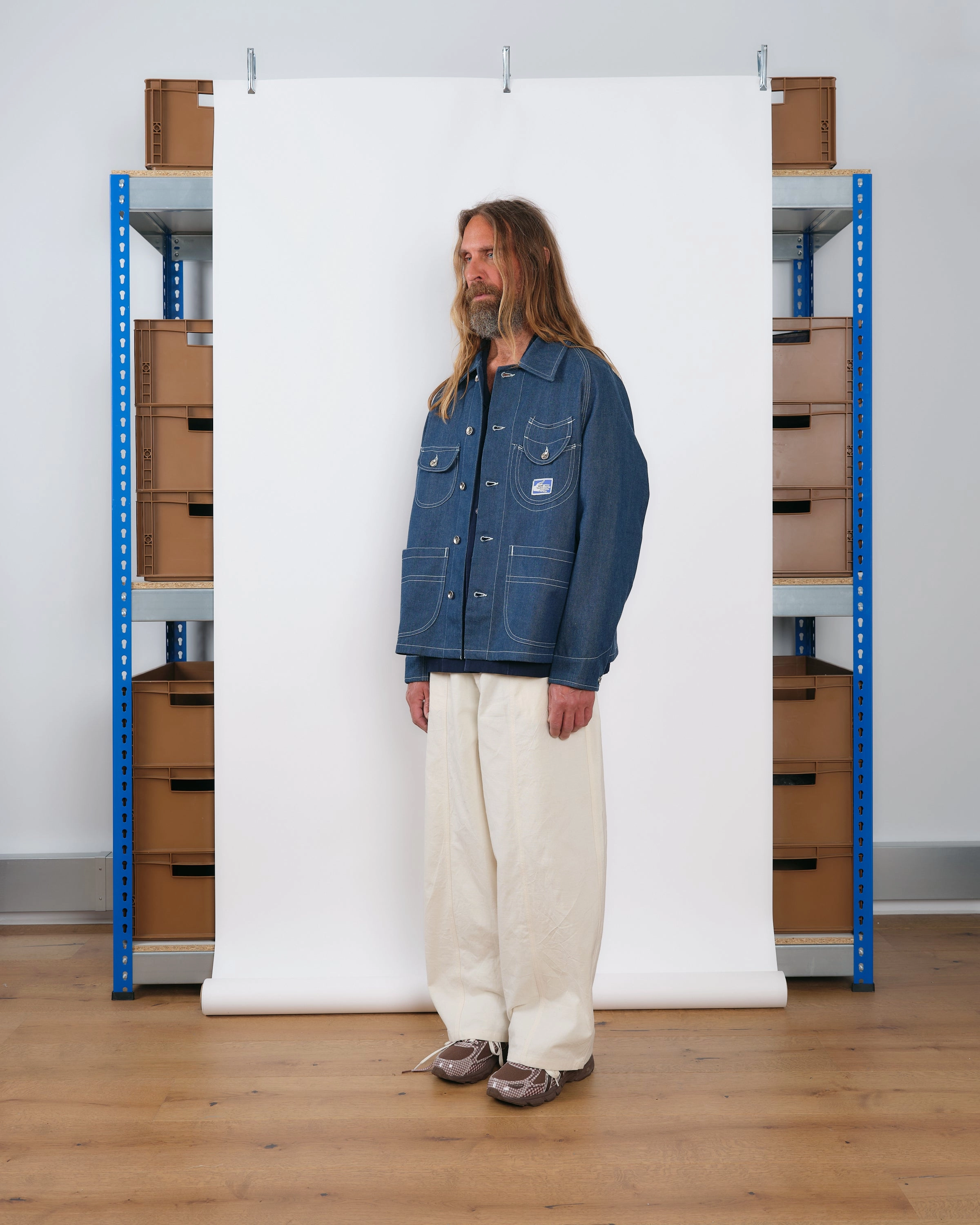 Circuit Jacket - Dark Denim Wonky-Wear Lightweight Feel Classic Comfort