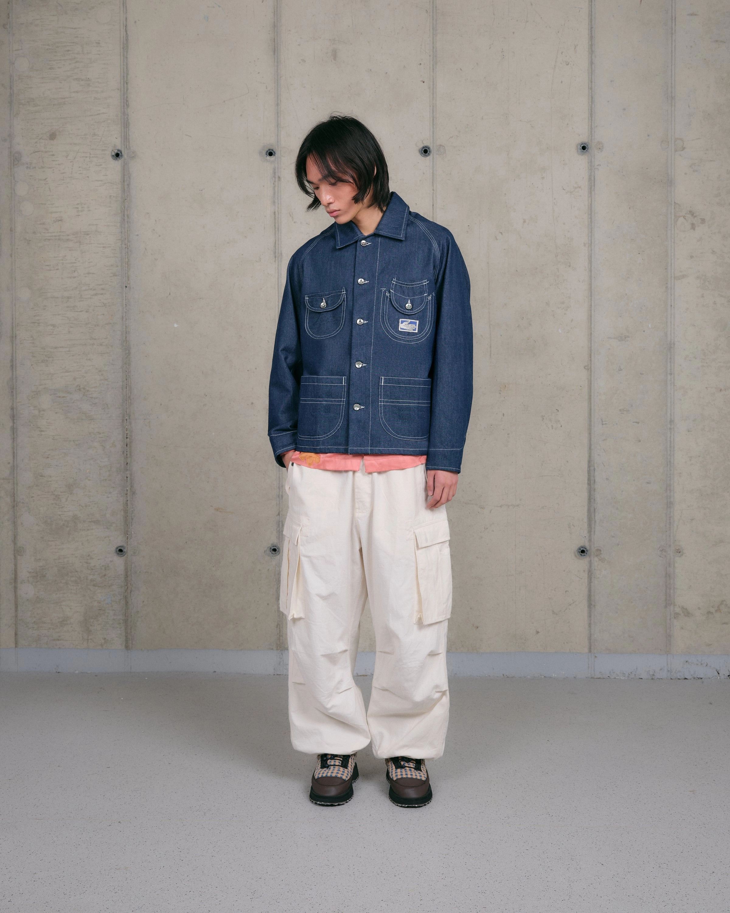 Comfy Option Colorfast Denim Circuit Jacket - Dark Denim Wonky-Wear