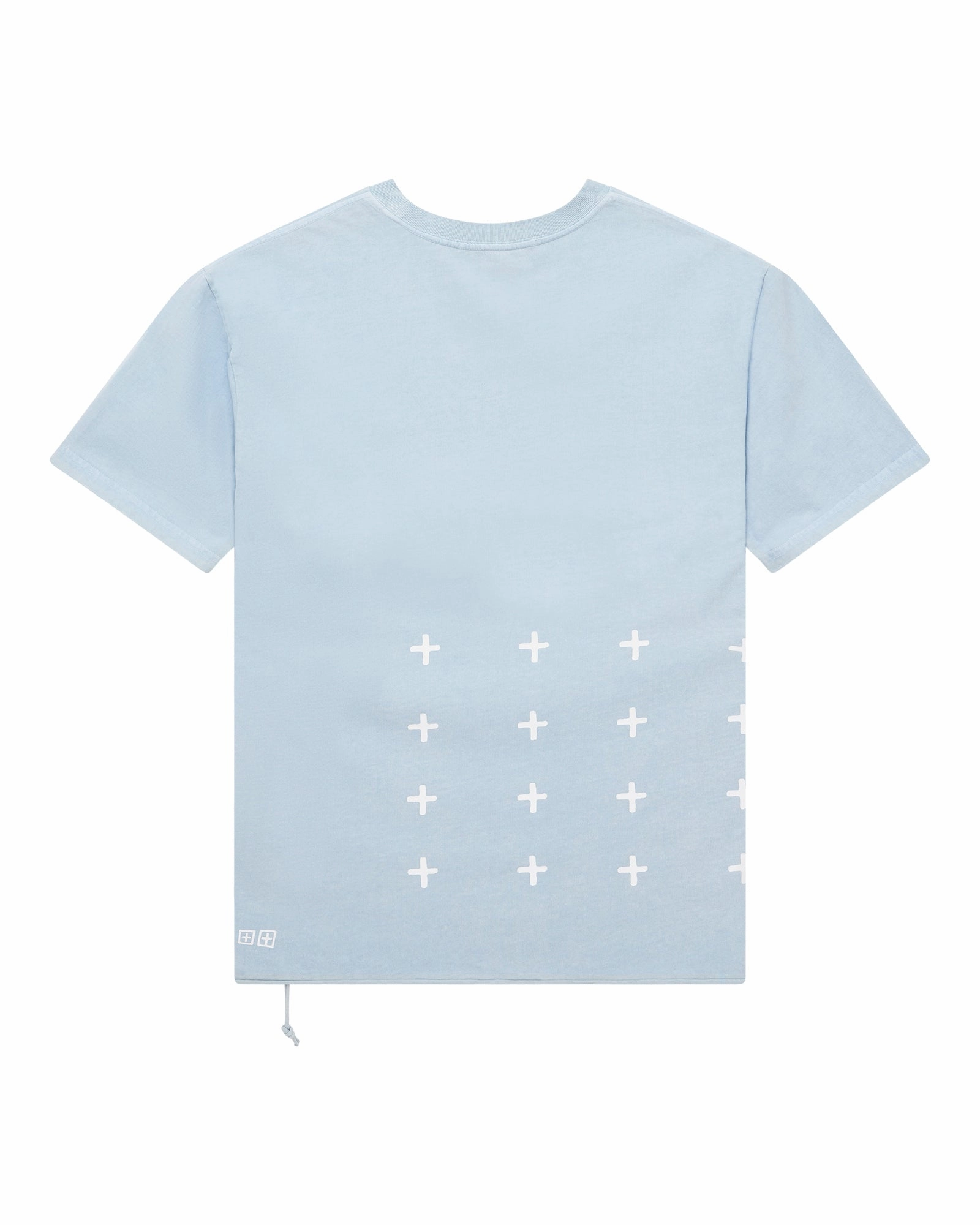 LAST SUMMER BIGGIE SS TEE BLUE MIST Cozy Layer Fit