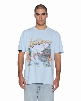 Smart Fit Active Trend LAST SUMMER BIGGIE SS TEE BLUE MIST