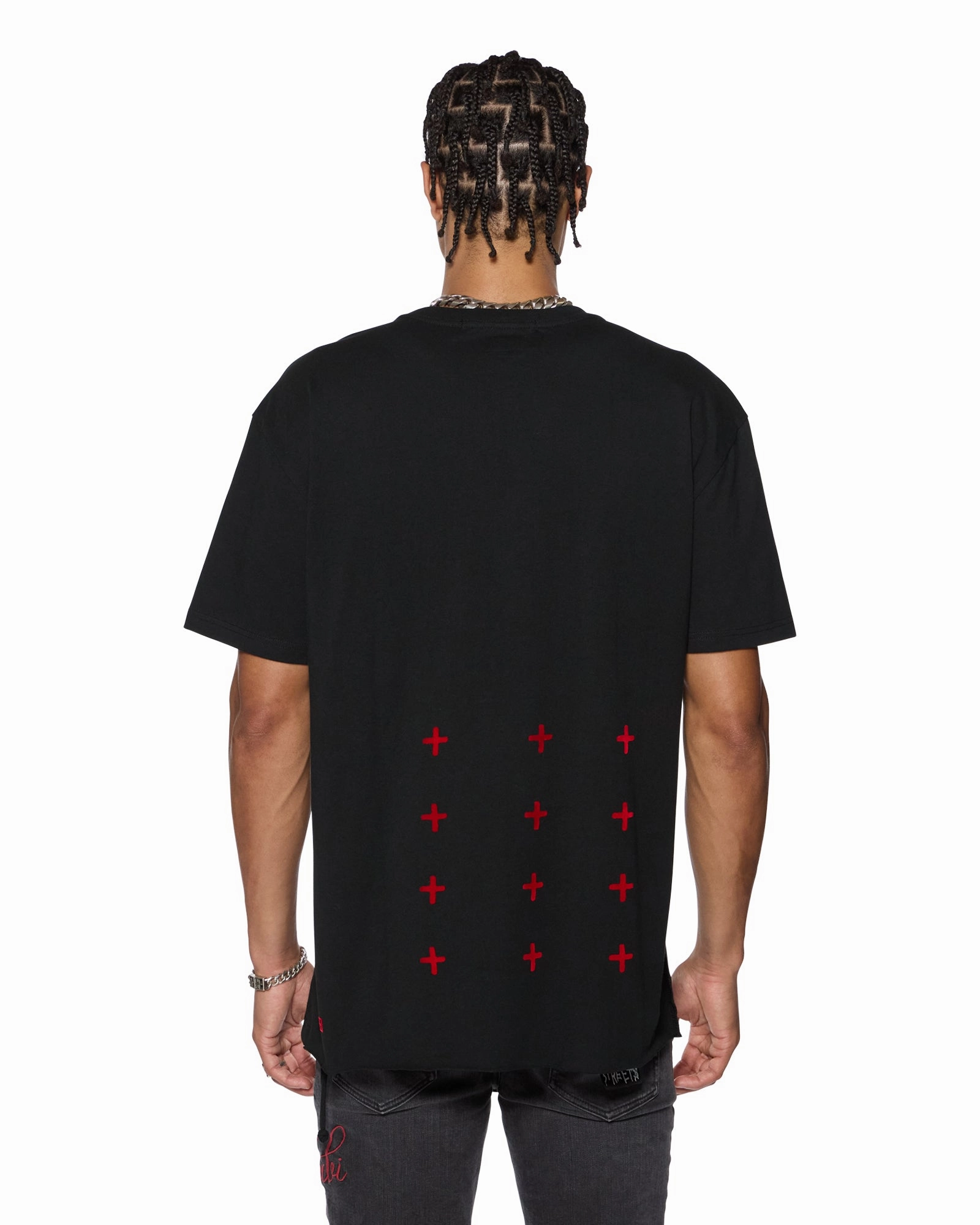 SIN AGAIN BIGGIE SS TEE JET BLACK Quick Dry Wear Fit Classic Cut