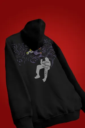 SITTING ALONE OVERSIZED HOODIE