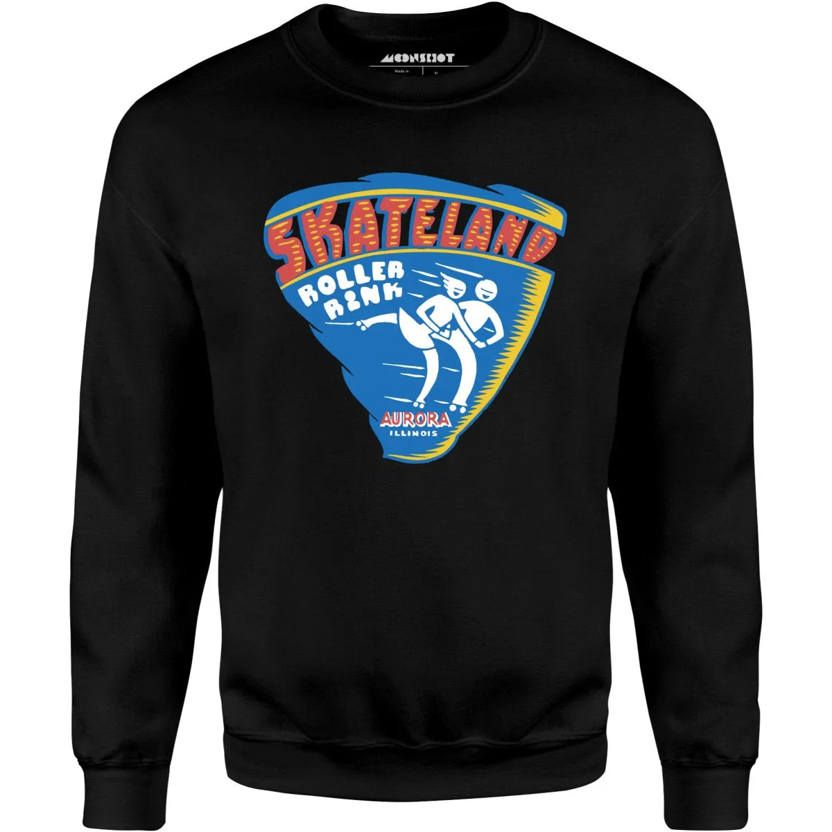 Skateland - Aurora, IL - Vintage Roller Rink - Unisex Sweatshirt