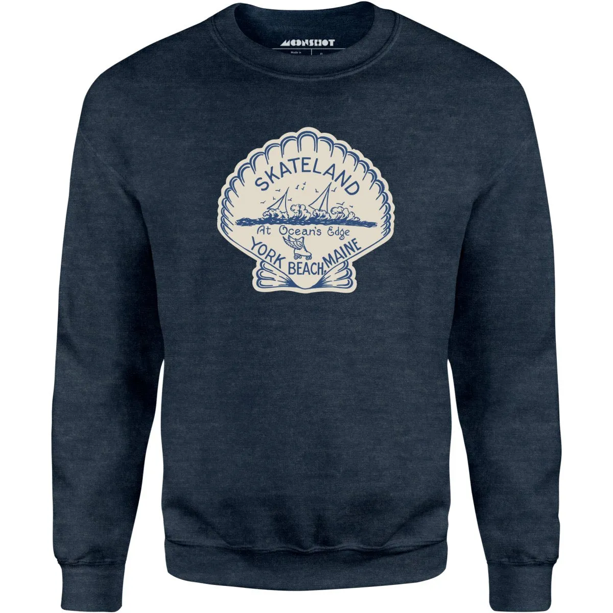 Skateland - York Beach, ME - Vintage Roller Rink - Unisex Sweatshirt