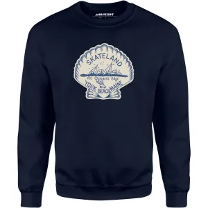 Skateland - York Beach, ME - Vintage Roller Rink - Unisex Sweatshirt