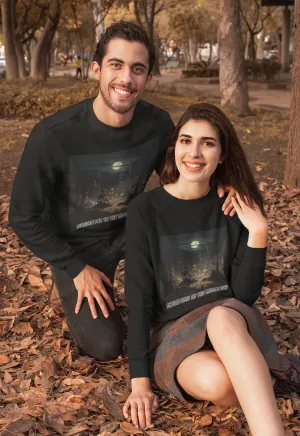 Skeletons in the Moonlight, Retro Sweatshirt, Cute Sweatshirt, Halloween Sweatshirt, Womens' Halloween, Spooky Sweatshirt, Halloween Party