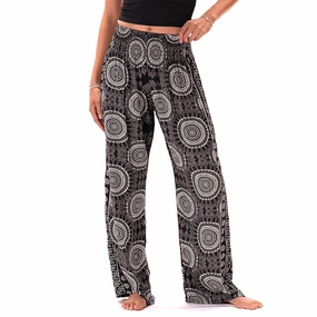 Bondi Printed Wide Leg Pants Breathable activewear Breathable mesh design
