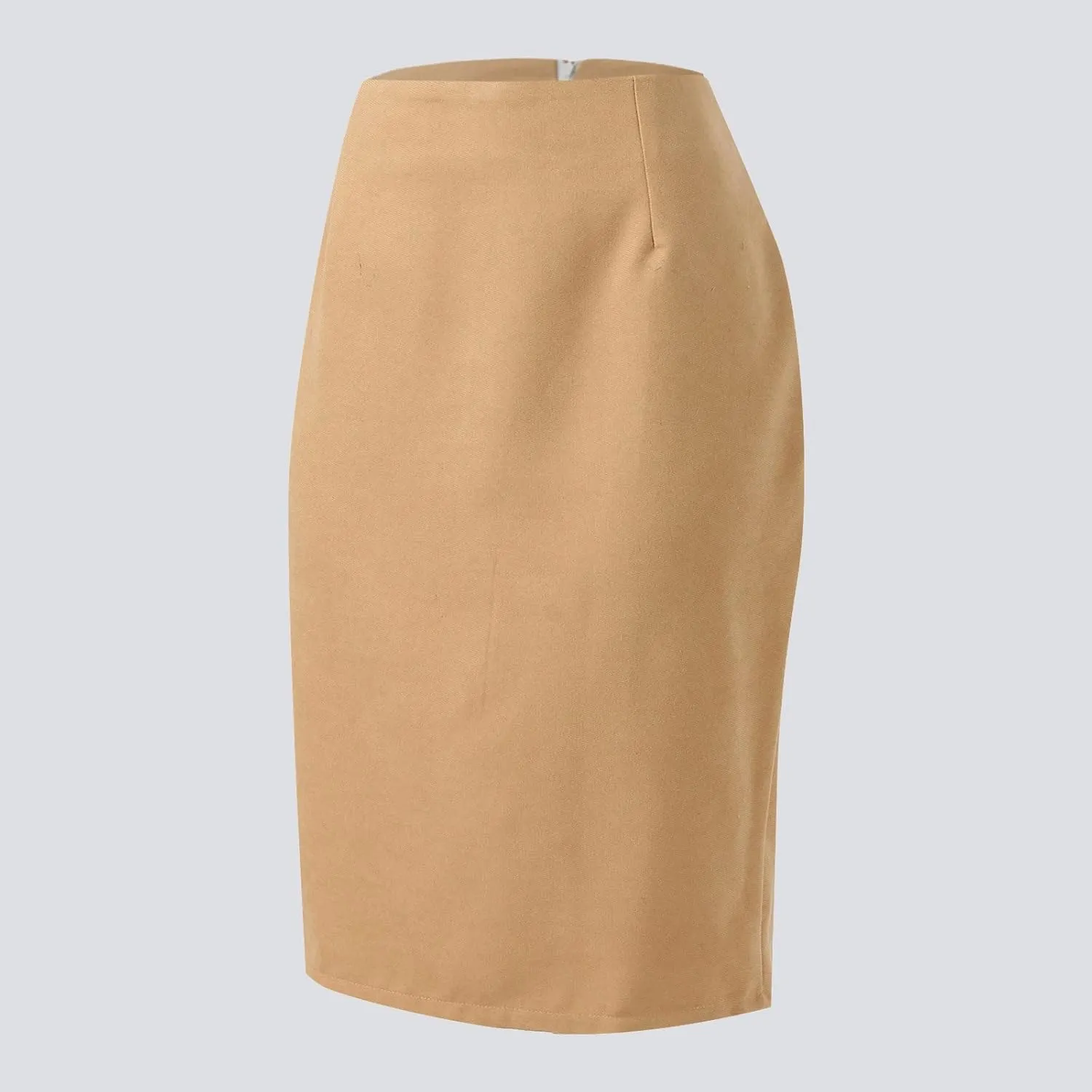 Skirts for Women Trendy Pencil Plaid Skirts for Women Fall Winter High Waisted Bodycon Knee Length Wool Midi