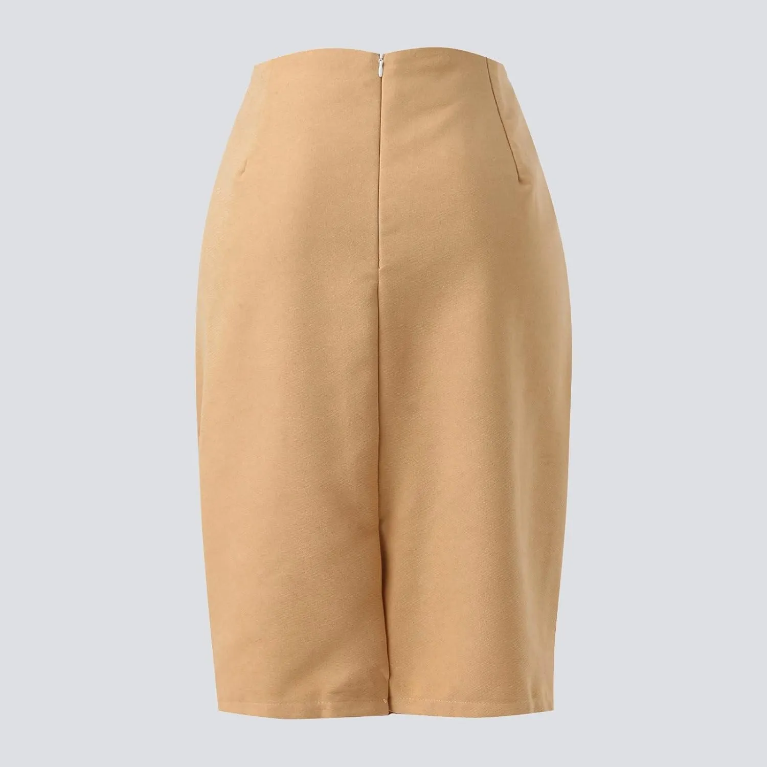 Skirts for Women Trendy Pencil Plaid Skirts for Women Fall Winter High Waisted Bodycon Knee Length Wool Midi