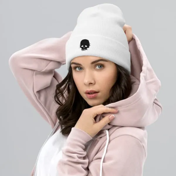 Skull Cuffed Beanie