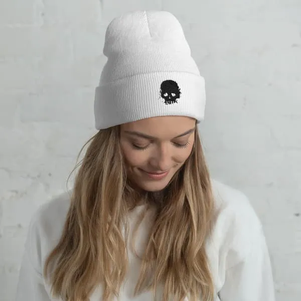 Skull Cuffed Beanie