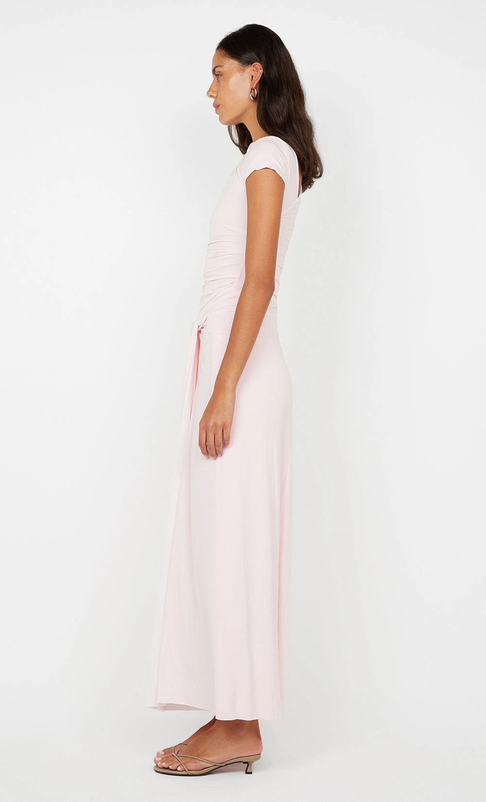 SUSIE MAXI DRESS - BALLET PINK Formal dinner wear Vibrant Waist Fit