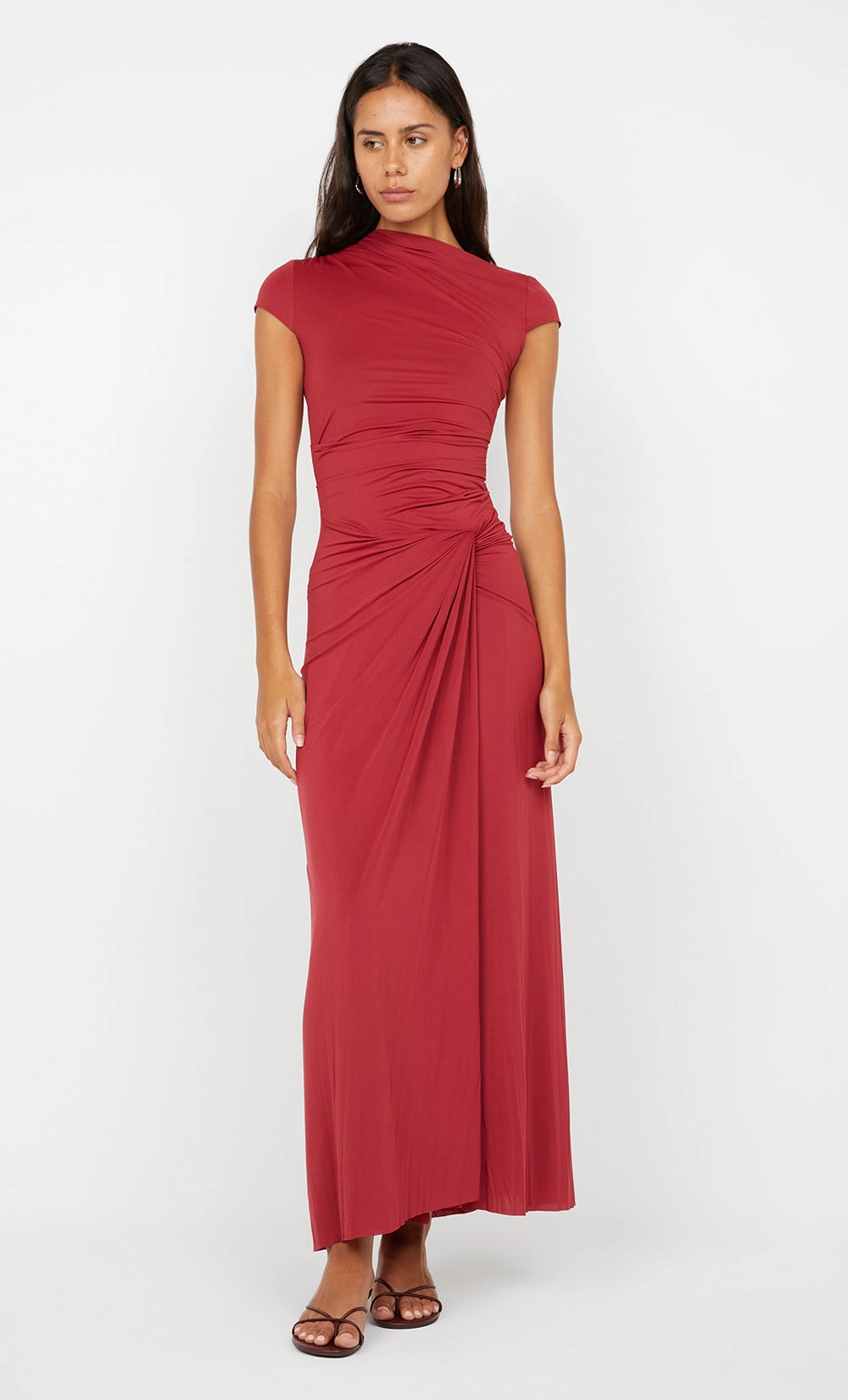 SUSIE MAXI DRESS - CHERRY Sleek And Stylish