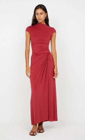 SUSIE MAXI DRESS - CHERRY Sleek And Stylish