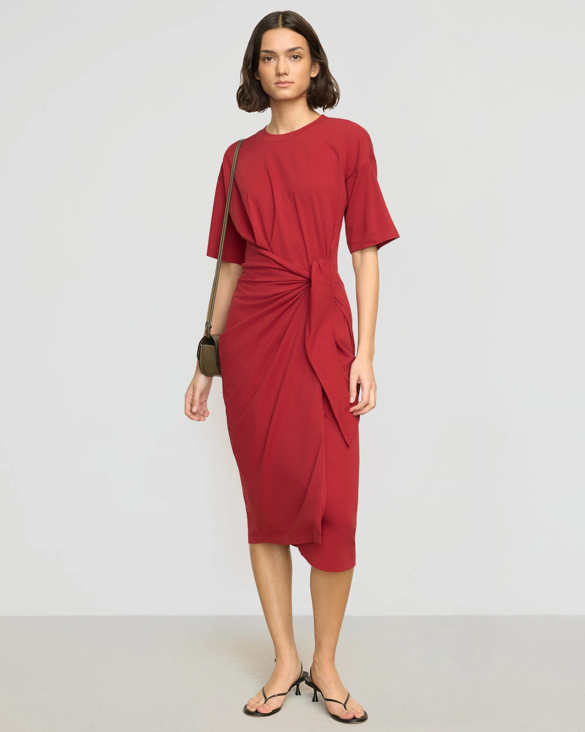 Body Confidence Noa Organic Cotton T-Shirt Wrap Dress