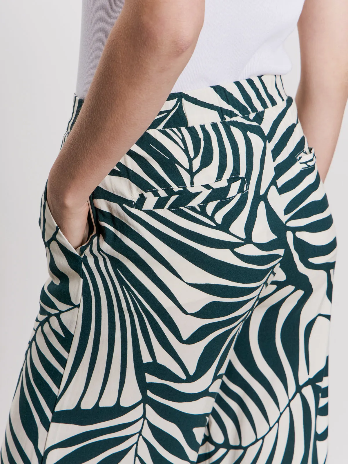 Reinforced Stitching Core Comfort The Soft Trouser Green Oasis