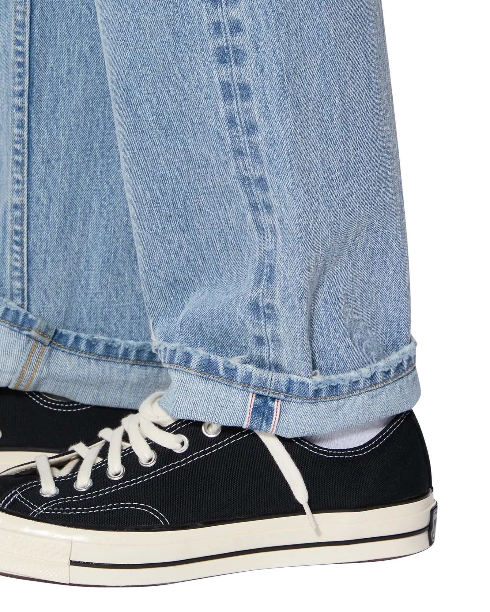 HAZLOW SELVEDGE SYDNEY BLUE Flat Lock Stitching