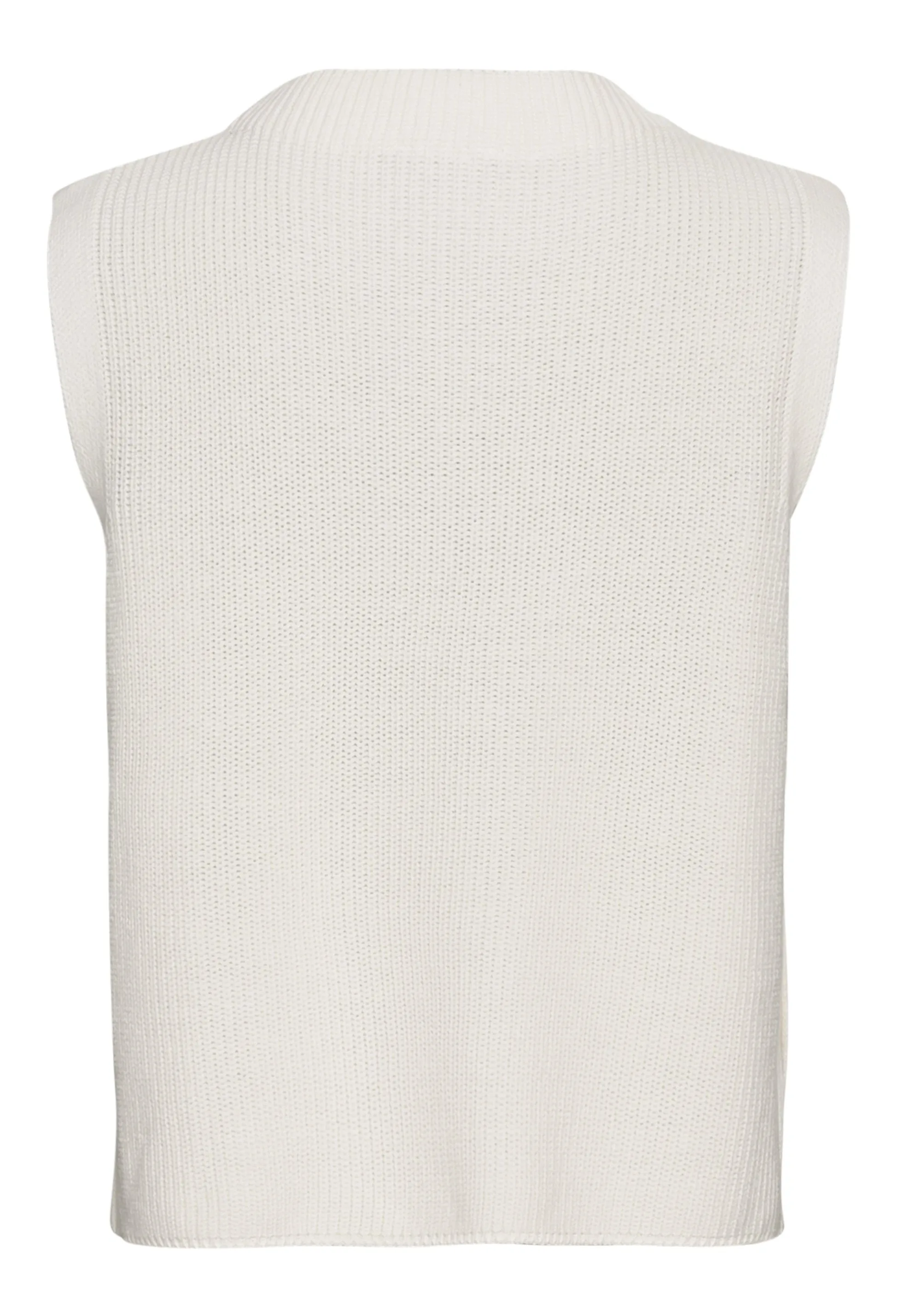 Sleeveless Cropped Sweater